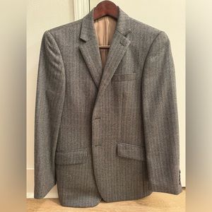 Gray Herringbone Sports Coat